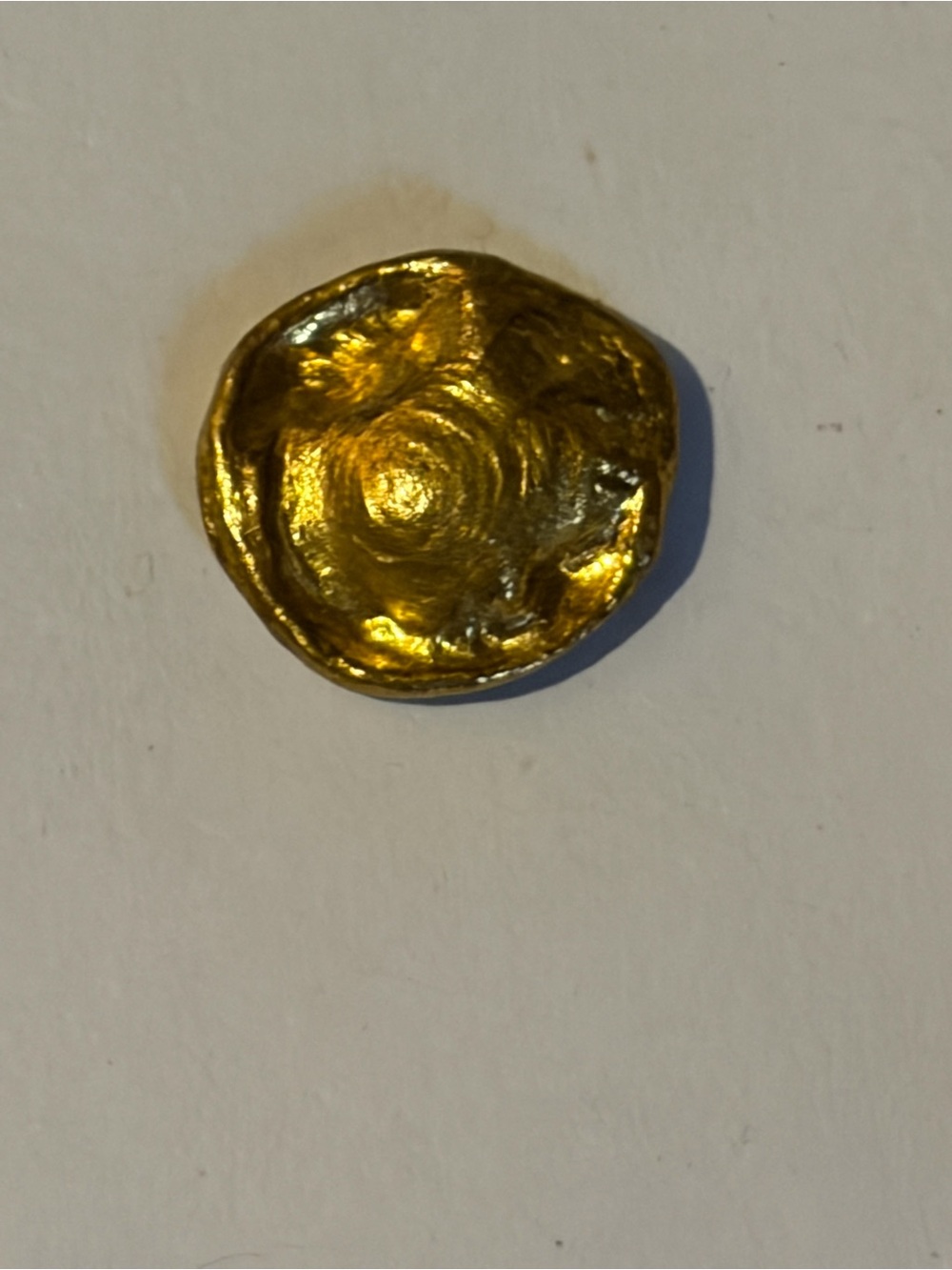 Melted Gold Piece 1.66 Grams